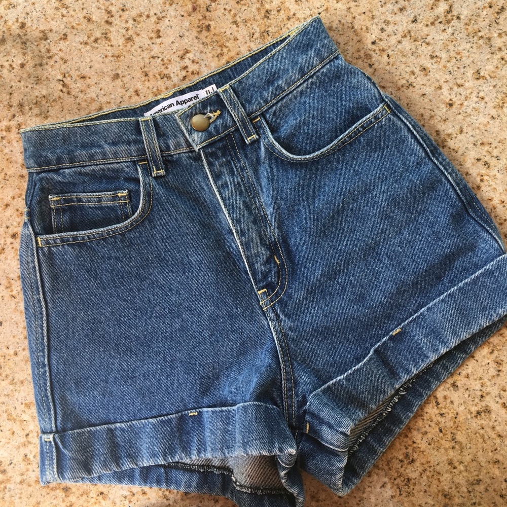 American Apparel high waisted shorts
